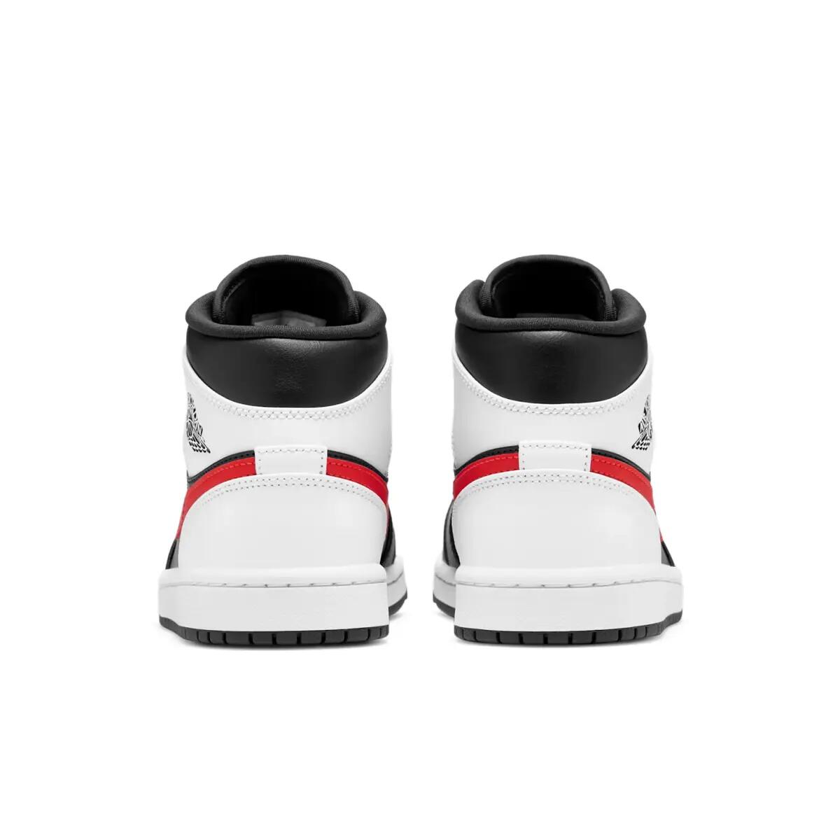 Chaussures  1 Mid Black Chile Red White 3/6
