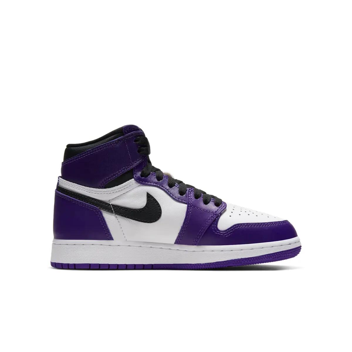 Schoenen  1 Retro High OG Court Purple White 2/6