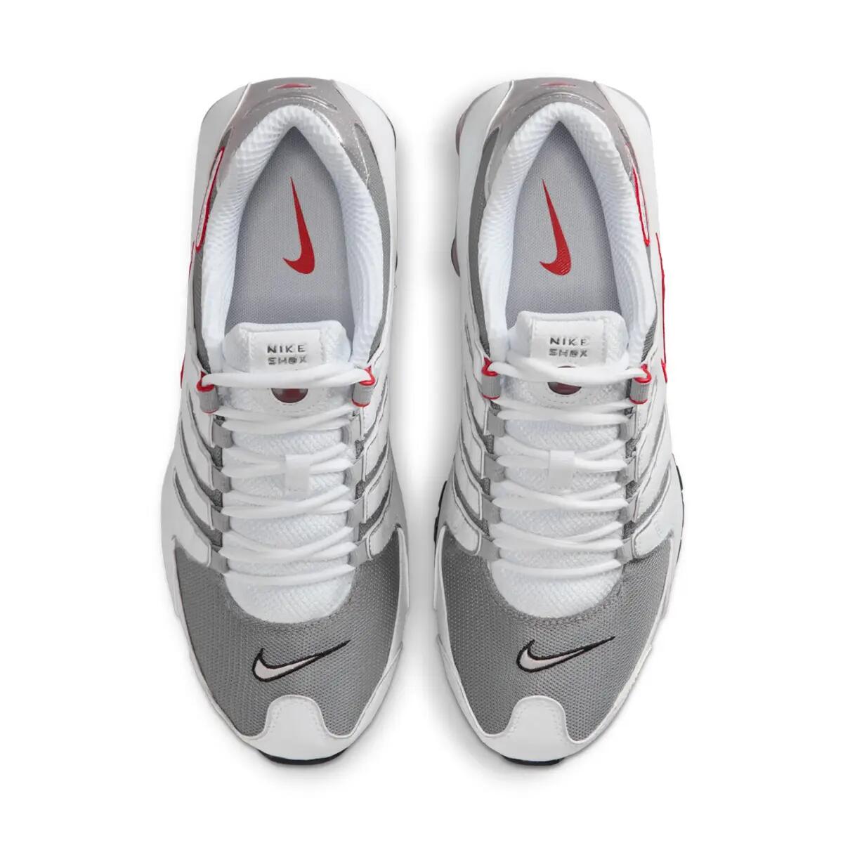 Nike Shox NZ White Sport Red 4/6