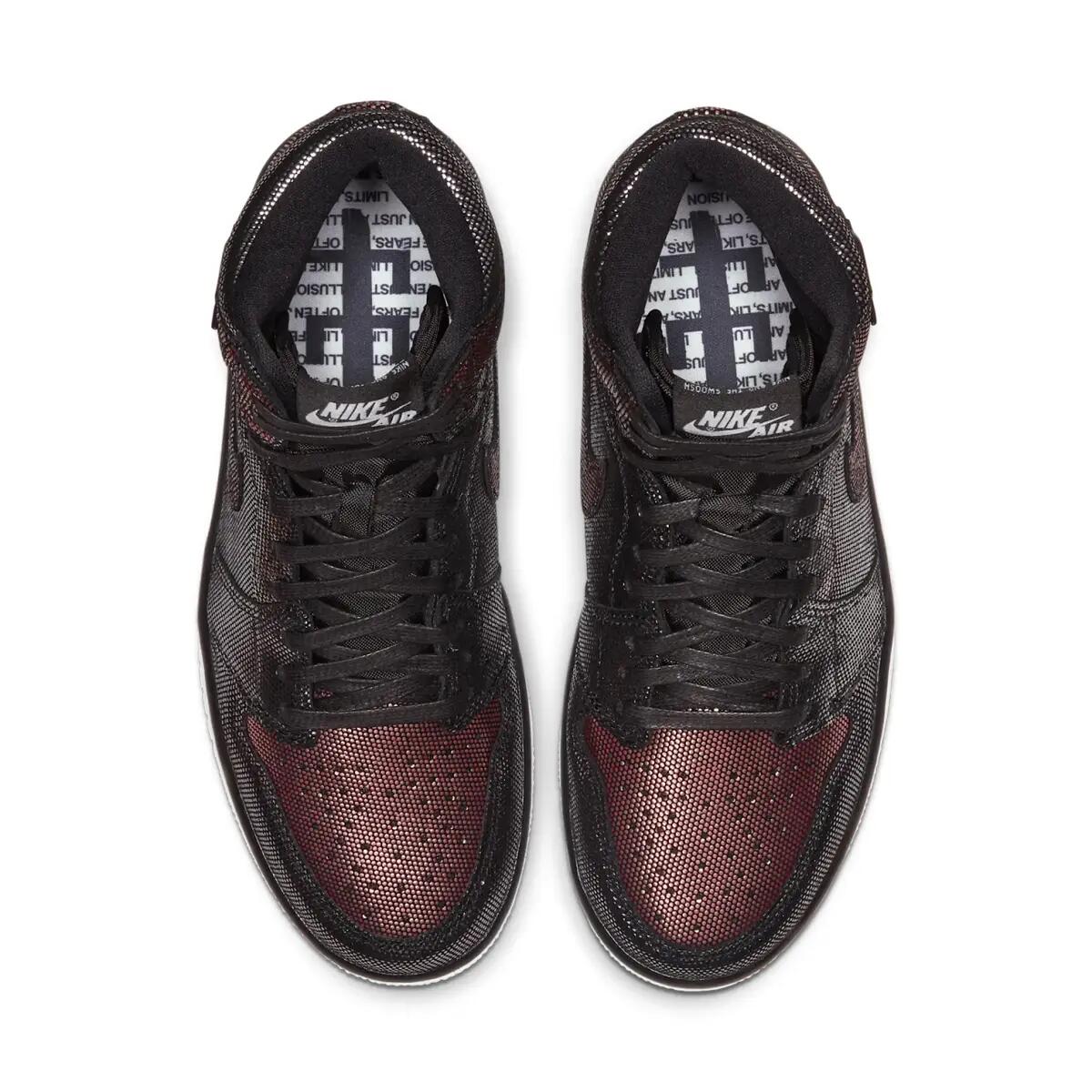 Chaussures  1 Retro High Fearless Metallic Rose Gold 5/6