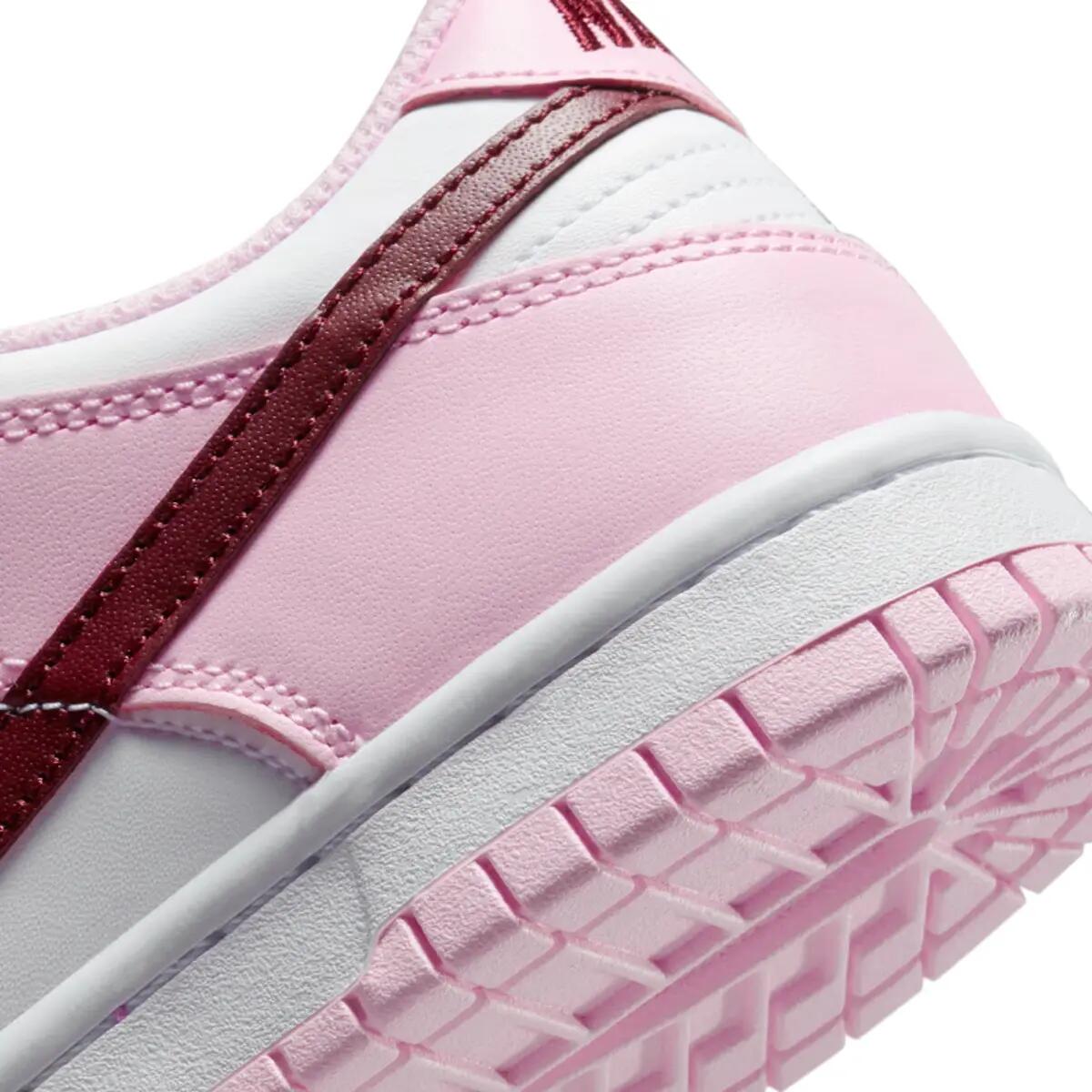 Dunk Low Pink Red White 5/6