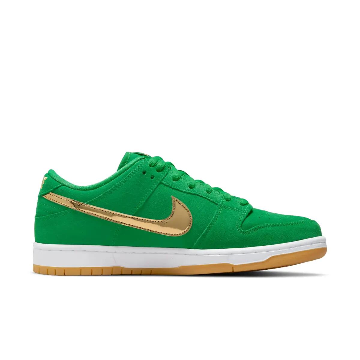 Chaussures - skate - sb dunk low pro - vert/or métallisé 5/6
