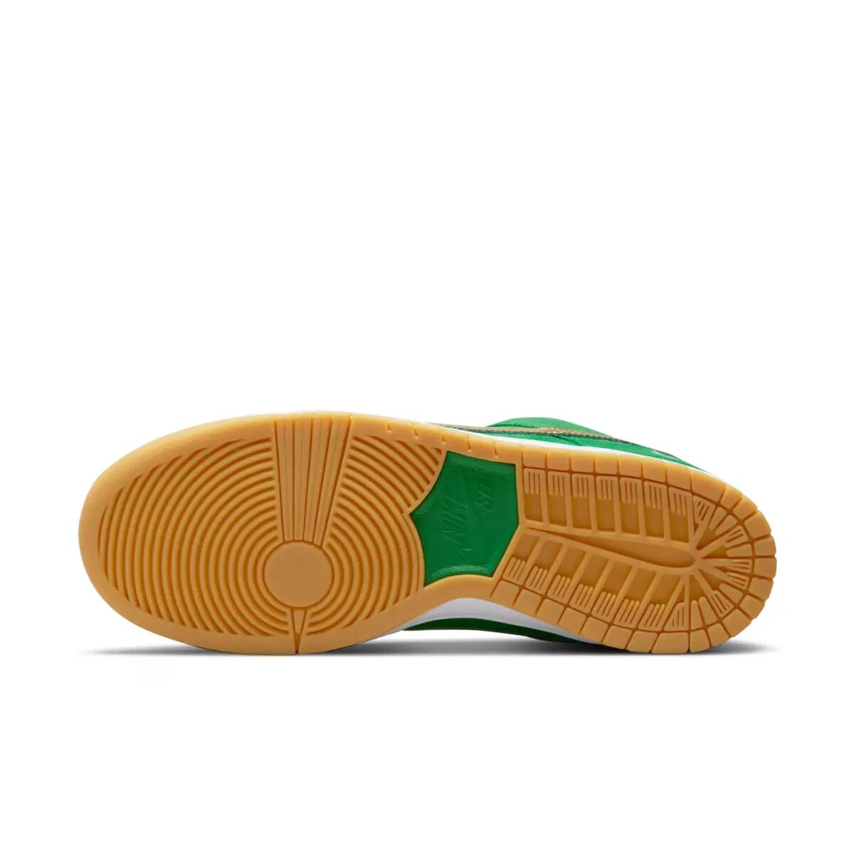 Chaussures - skate - sb dunk low pro - vert/or métallisé 2/6