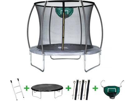 Trampoline prestige jumper 2,44 m et panier basket