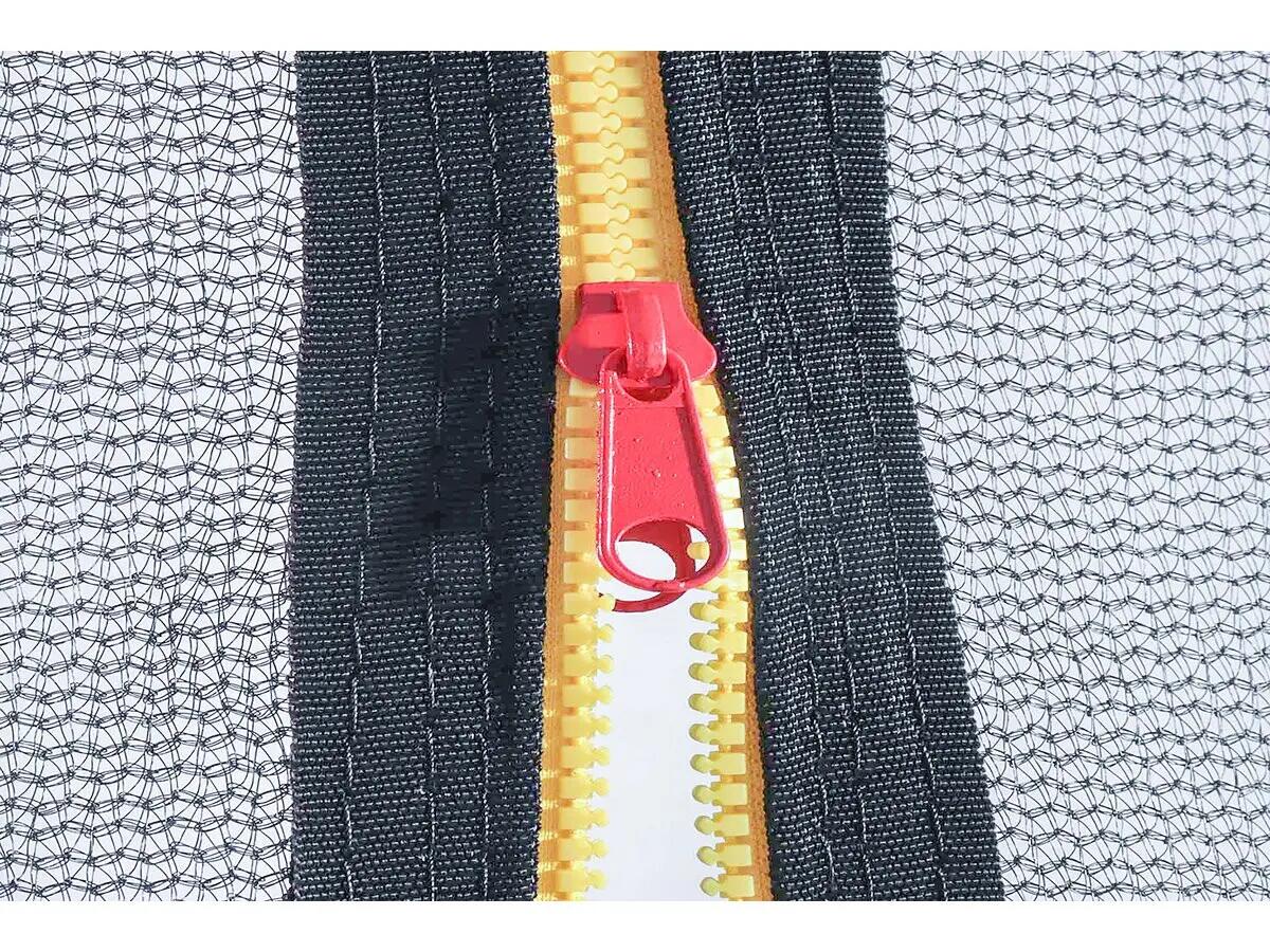 Trampolino con rete interna e canestro "jumper" Ø4,25 m - Grigio 3/5