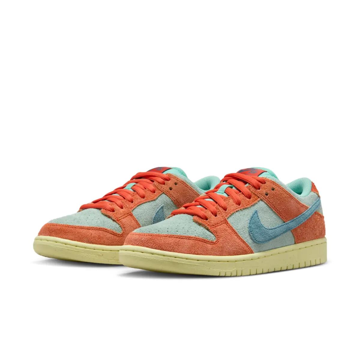 Chaussures  SB Dunk Low Orange Emerald Rise 4/5