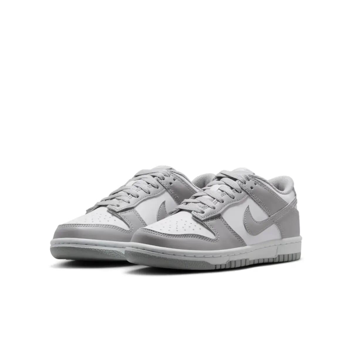 Nike Dunk Low Branco Cinza Fumado 5/8