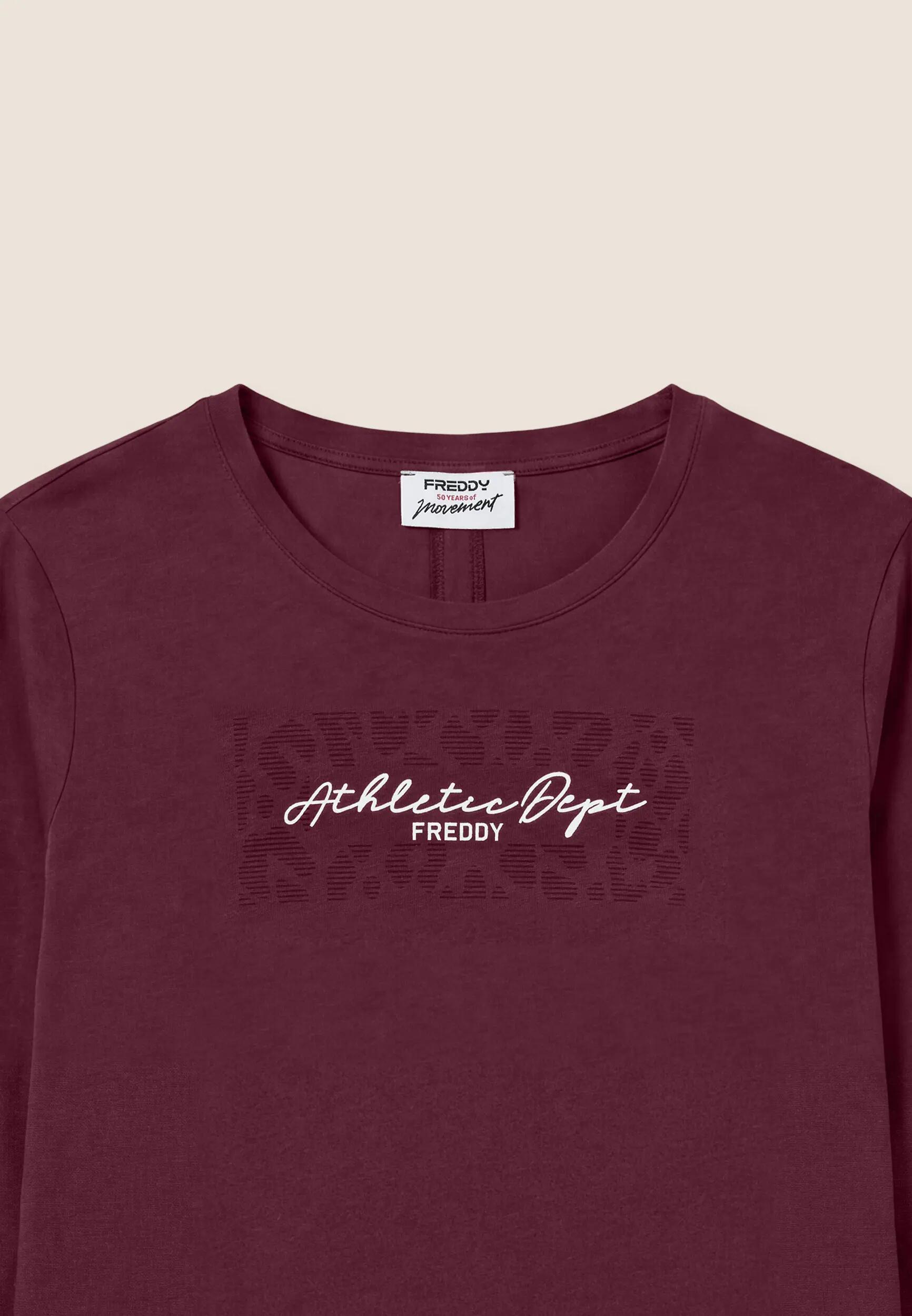 T-shirt pour femmes à manches longues, avec fente au dos 3/3