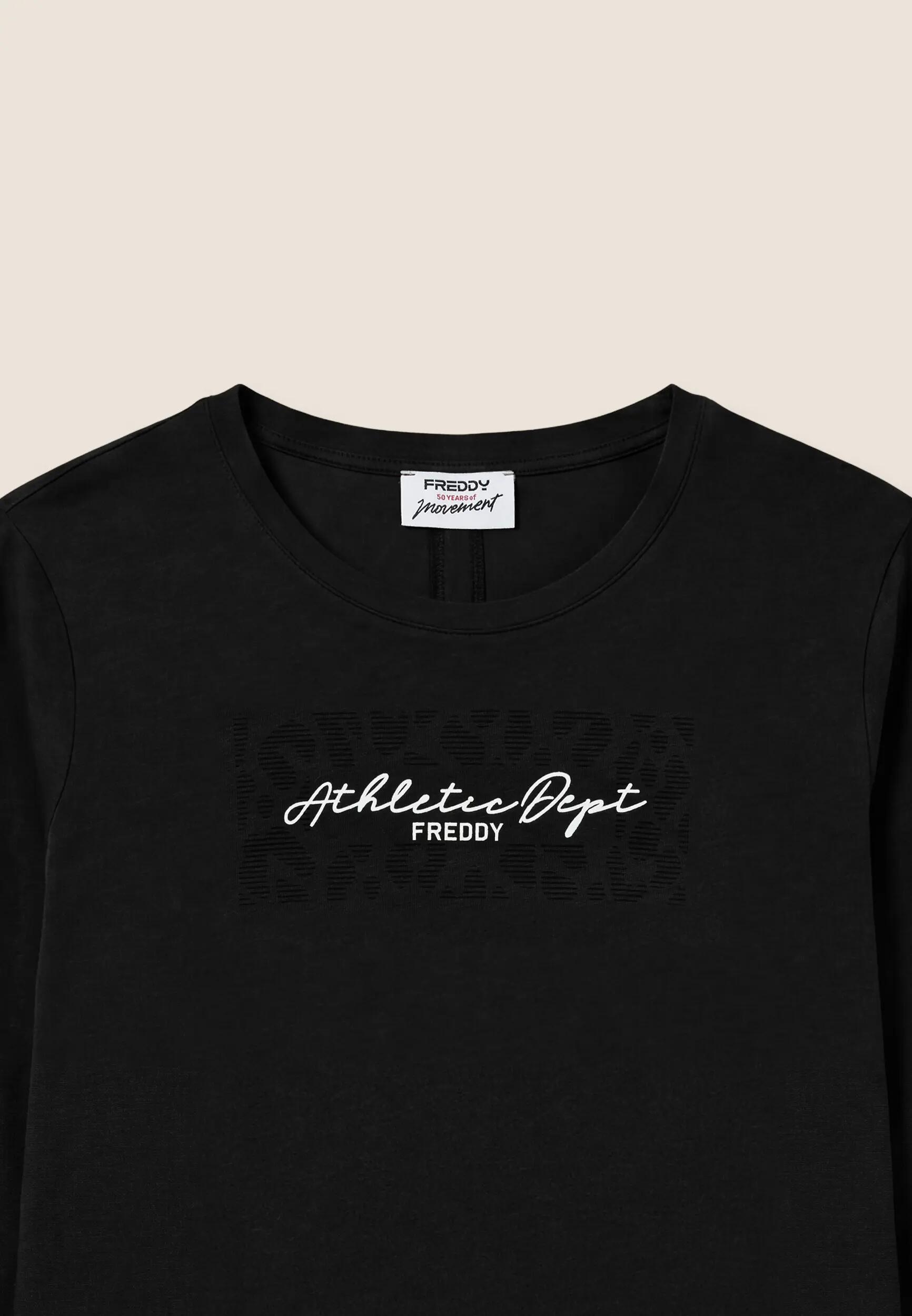 T-shirt pour femmes à manches longues, avec fente au dos 3/3