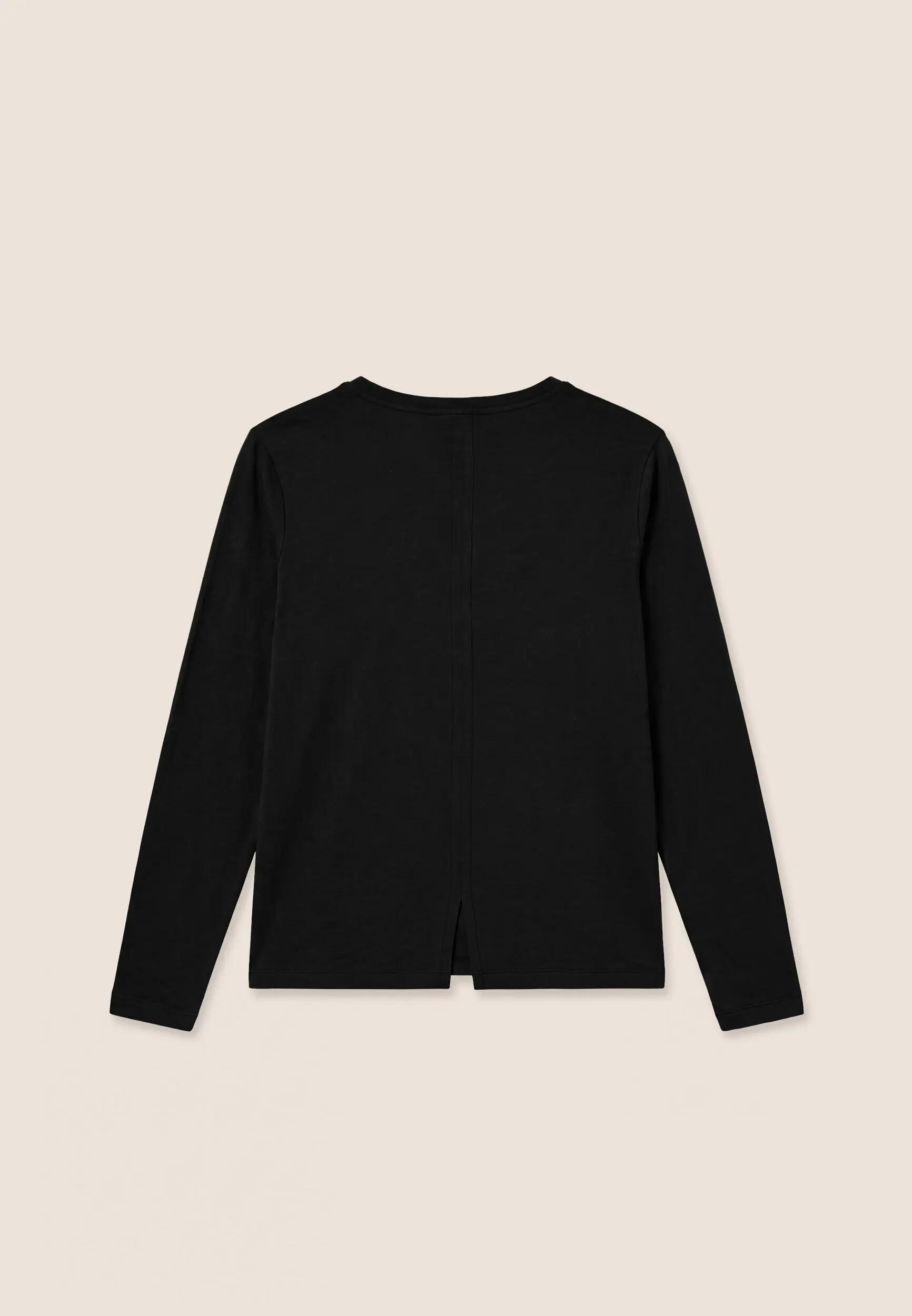 T-shirt pour femmes à manches longues, avec fente au dos 2/3