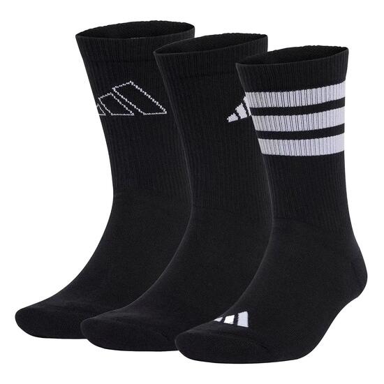 Pack De 3 Chausettes Adidas Logo Unisexe Noir
