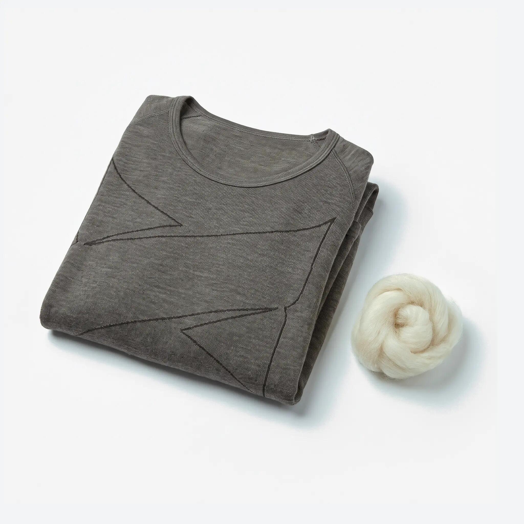 Maillot de corps thermique avec laine mérinos | Femmes | Gris Mélange 6/8