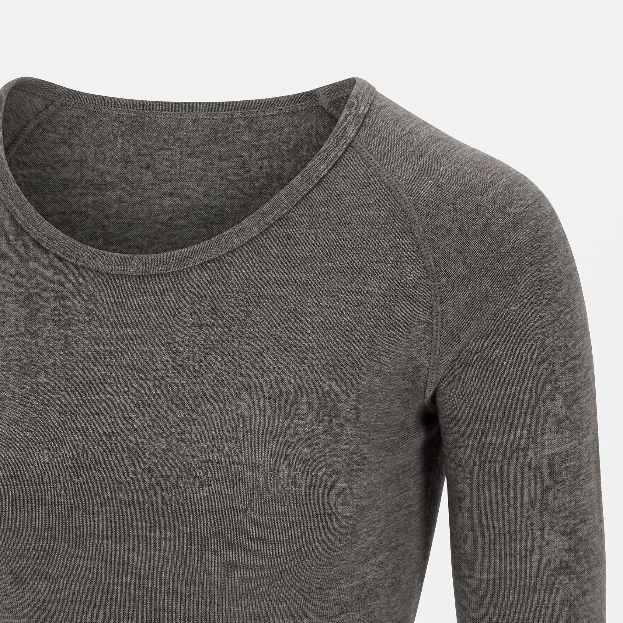 Maillot de corps thermique avec laine mérinos | Femmes | Gris Mélange 4/8