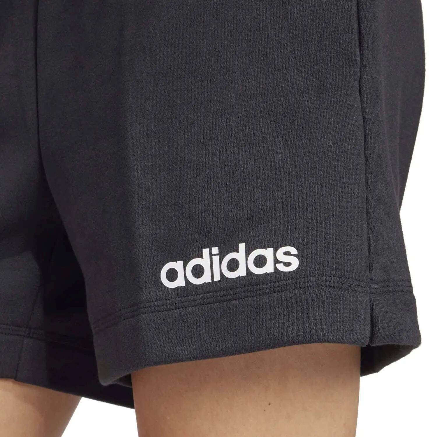 Pantaloncini Adidas Essentials Linear French Terry Kva56 Donna 3/7