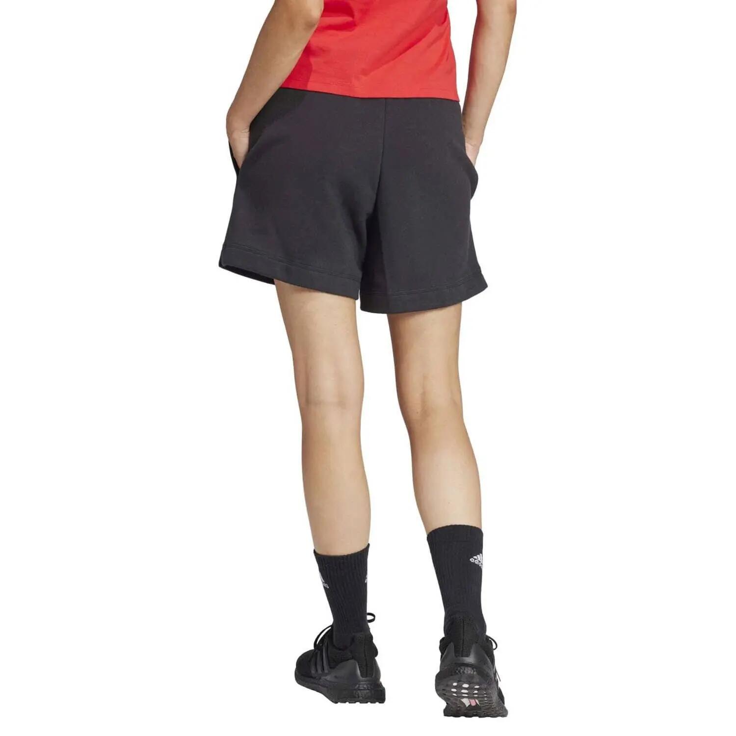 Pantaloncini Adidas Essentials Linear French Terry Kva56 Donna 2/7