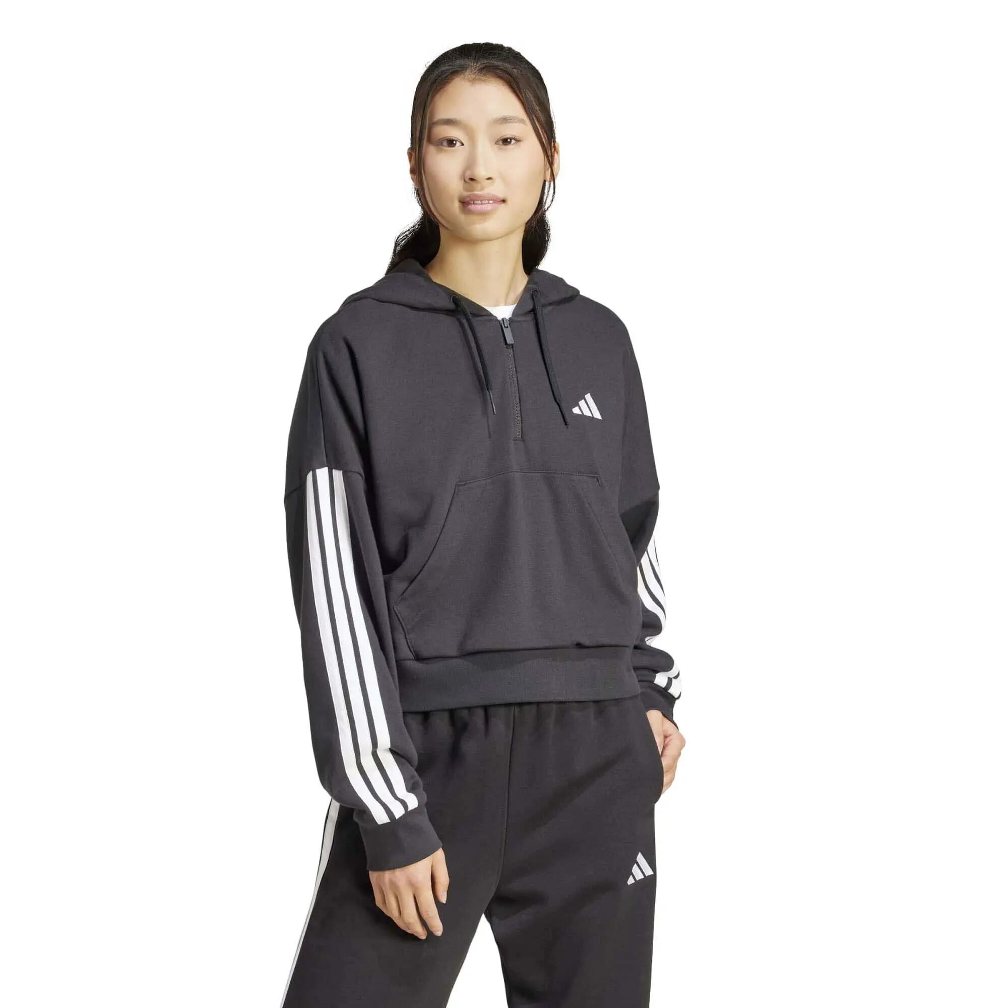 Sweatshirt Adidas Sport W 3S Ft Qz Hd Dame 2/6
