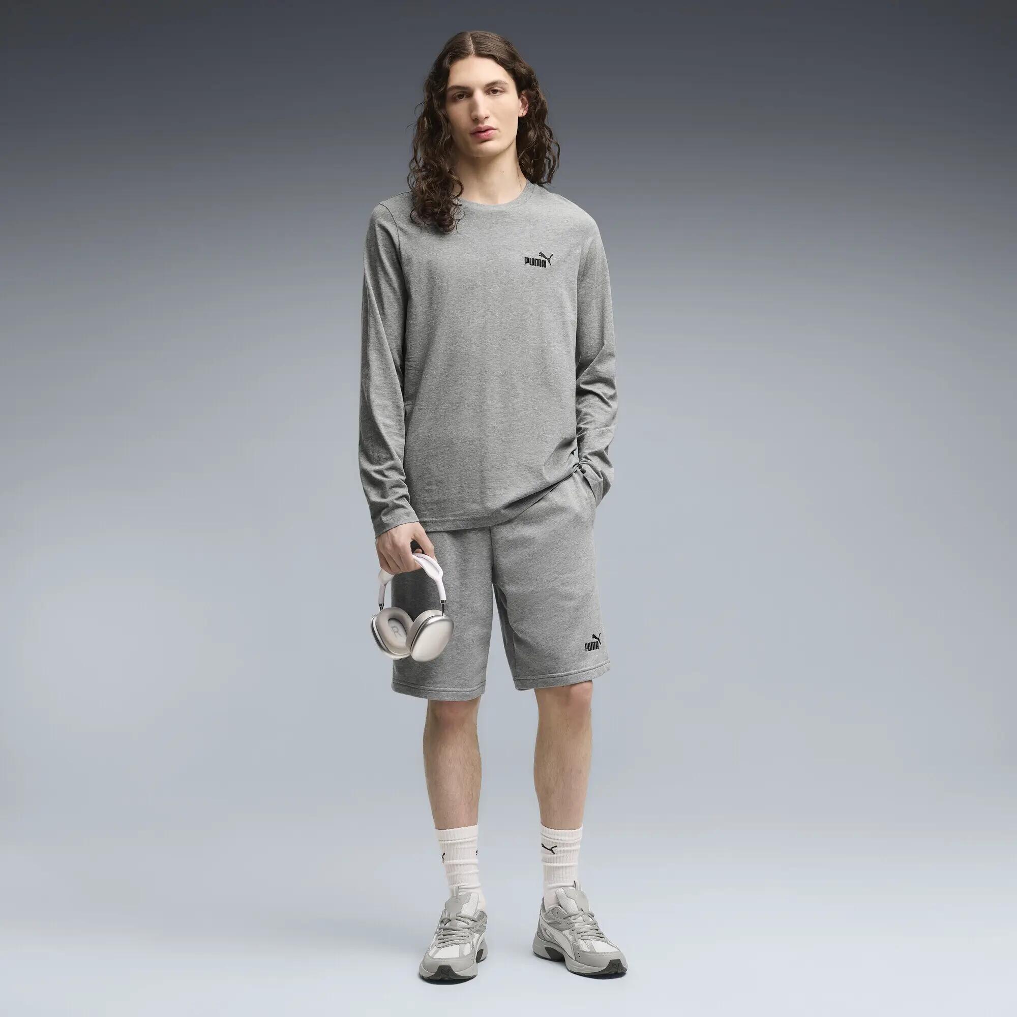Essentials No. 1-logo T-shirt met lange mouwen voor heren PUMA 4/5