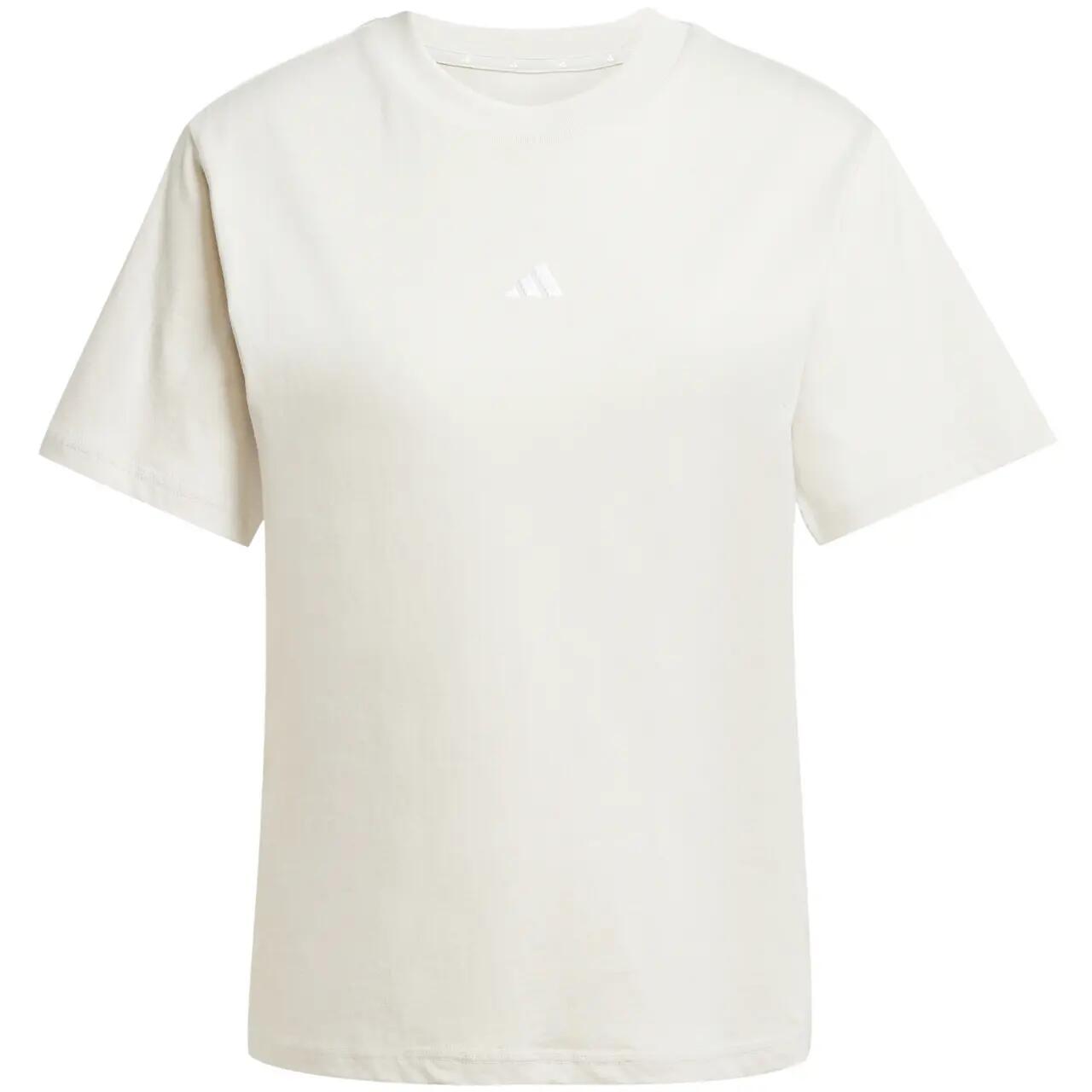 Adidas Essentials Small Logo, T-Shirt Donna - Grigio, Nero 2/7