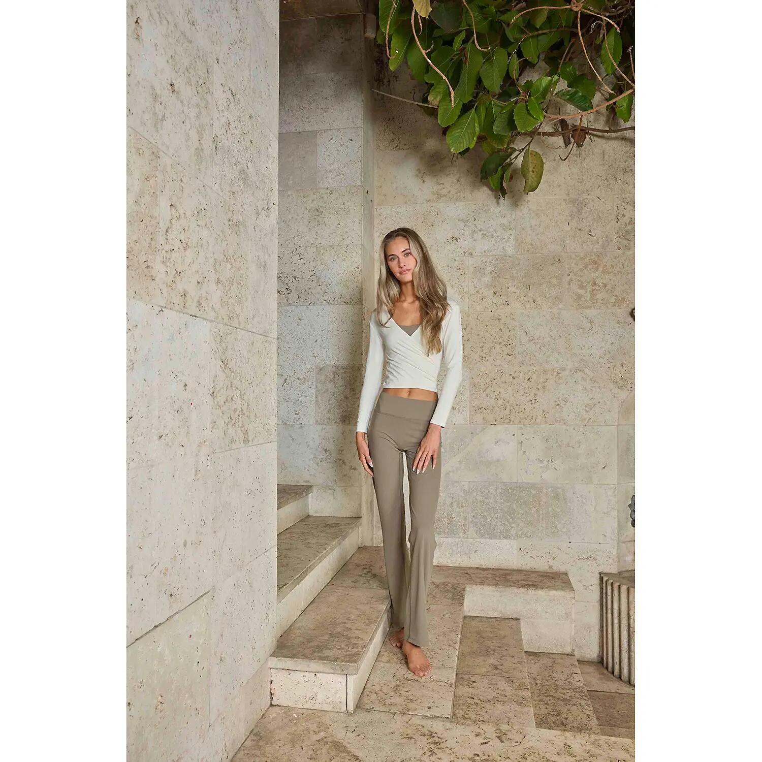 athlecia Emarri W pantalon de gym en polyamide extensible – 1292 Greige 7/7