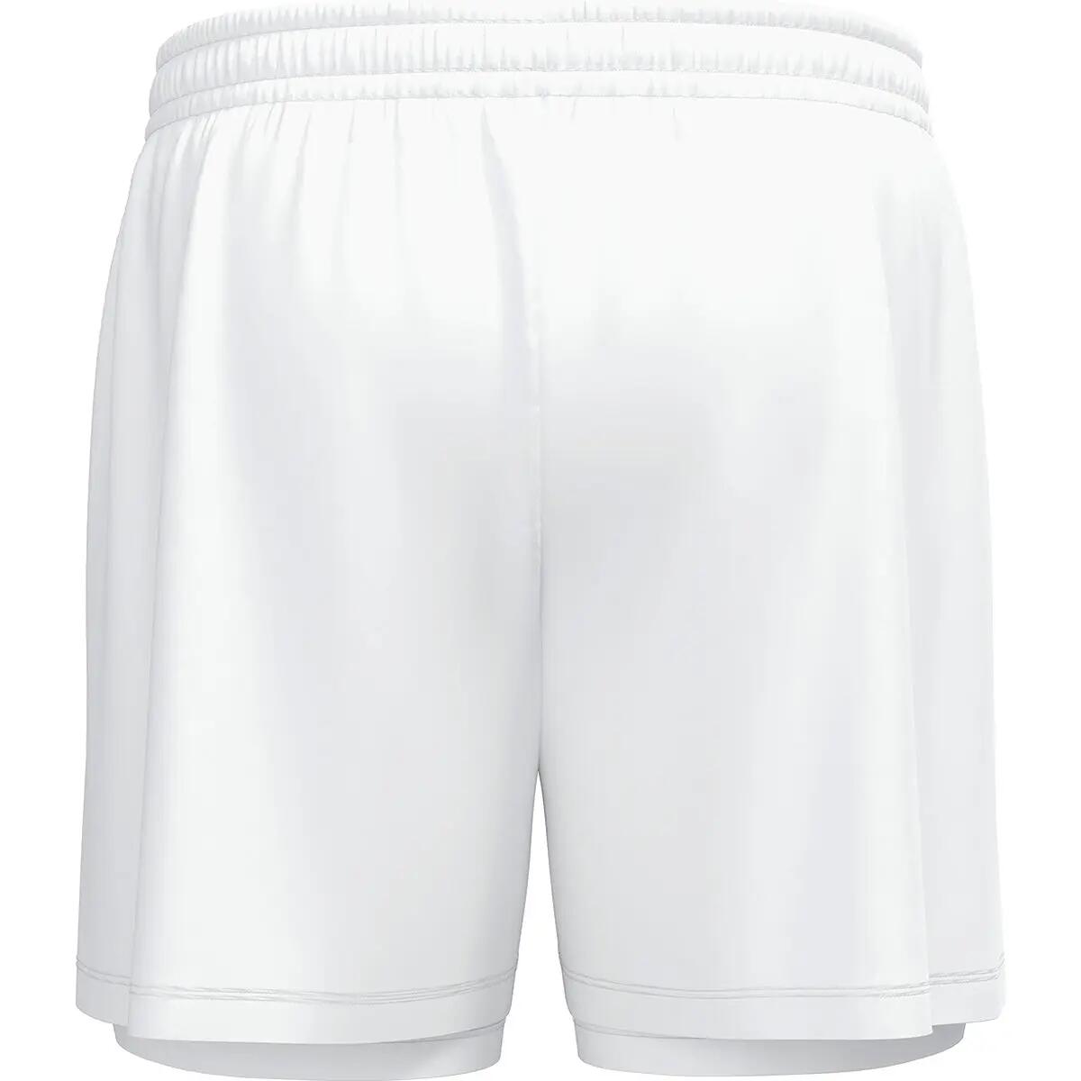 Shorts running hommes 2‑en‑1 confort et maintien - blanc 2/5