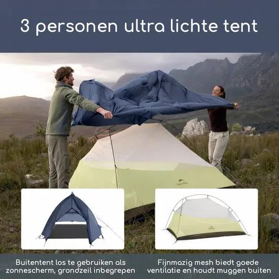 Cloud Up Pro 3 Trekkingzelt 3 Personen 3 Jahreszeiten 7/8