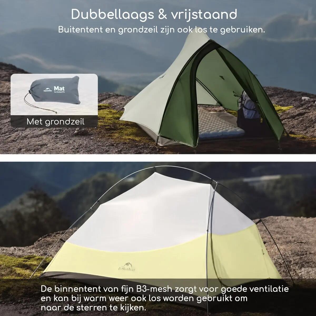 Cloud Up Pro 1 Trekkingzelt 1 Person 3 Jahreszeiten 5/13