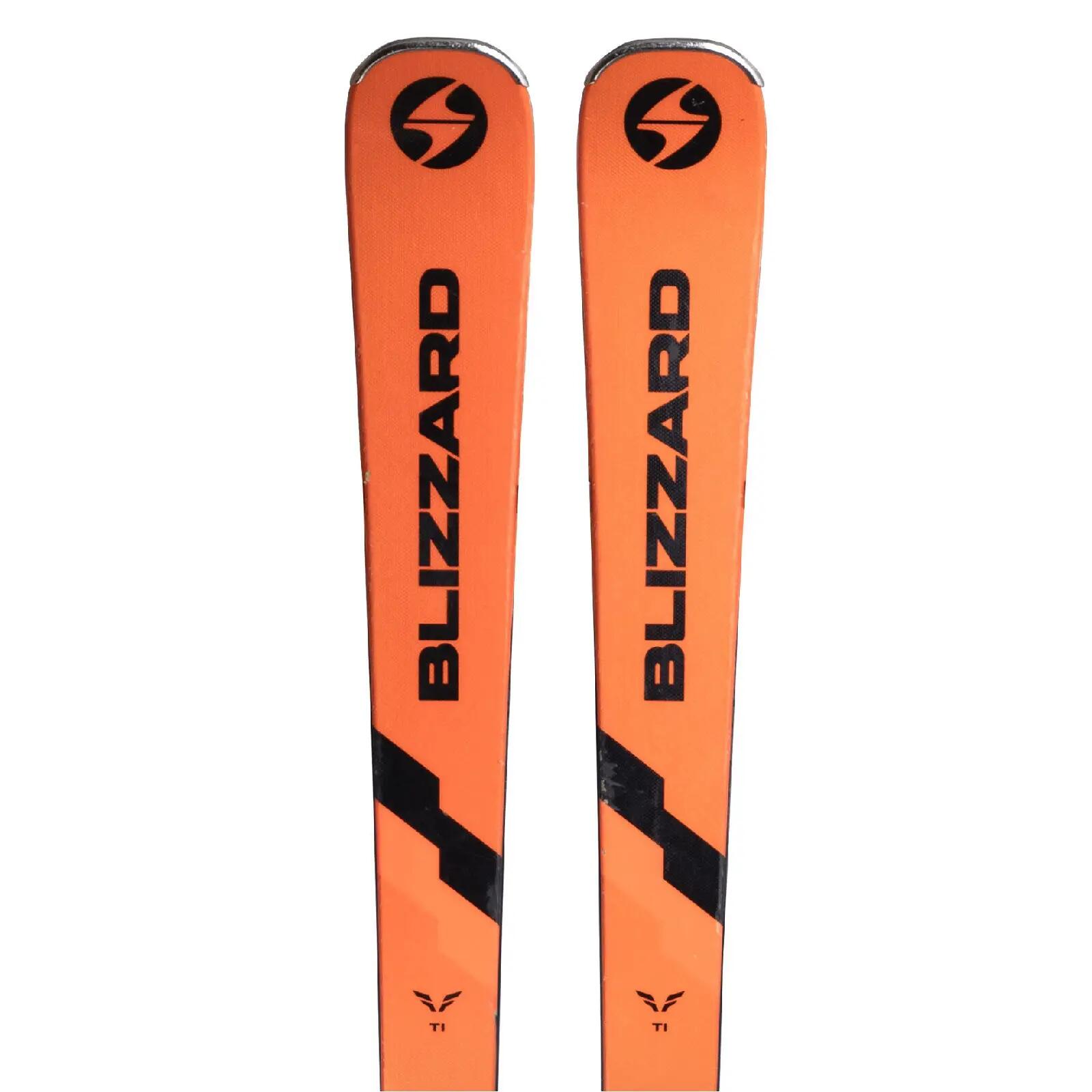 RECONDITIONNE - Ski Blizzard Firebird Ti + Fixations 1/4