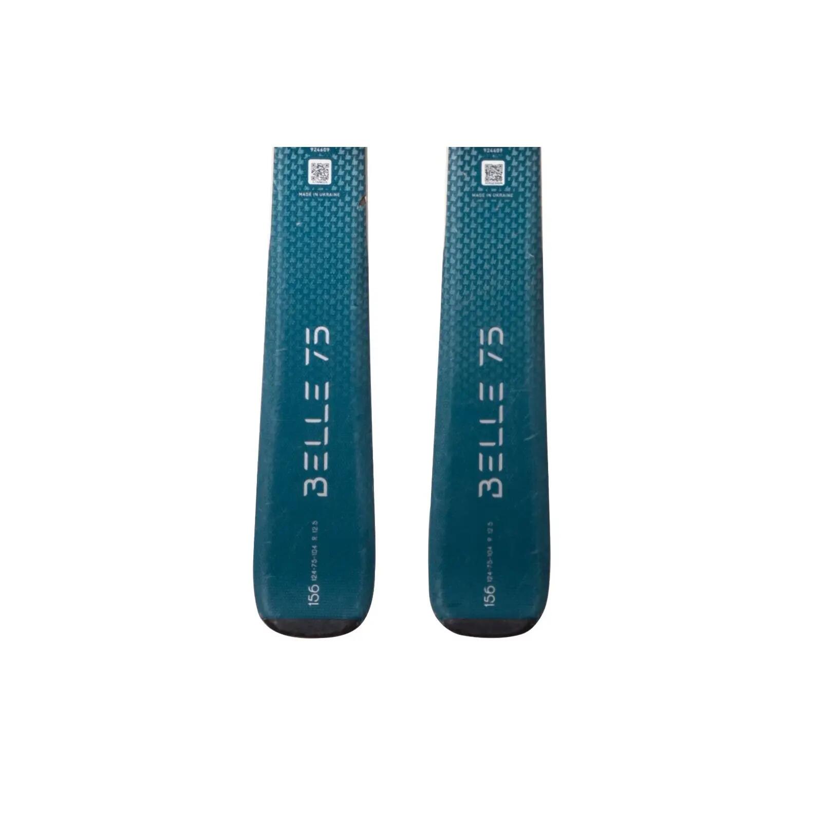 TWEEDEHANDS - Ski Occasion Nordica Belle 75 + Fixations 4/4