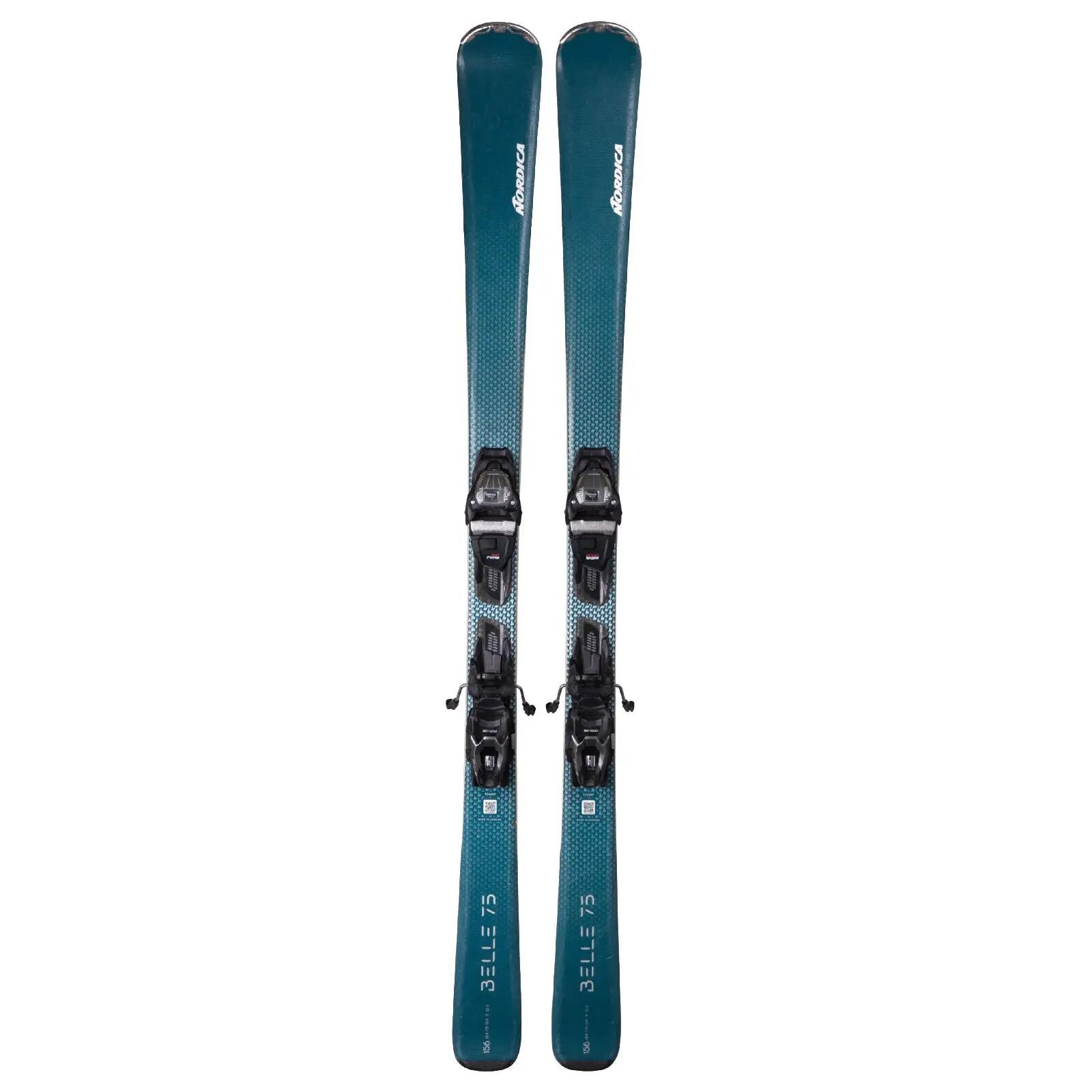TWEEDEHANDS - Ski Occasion Nordica Belle 75 + Fixations 2/4