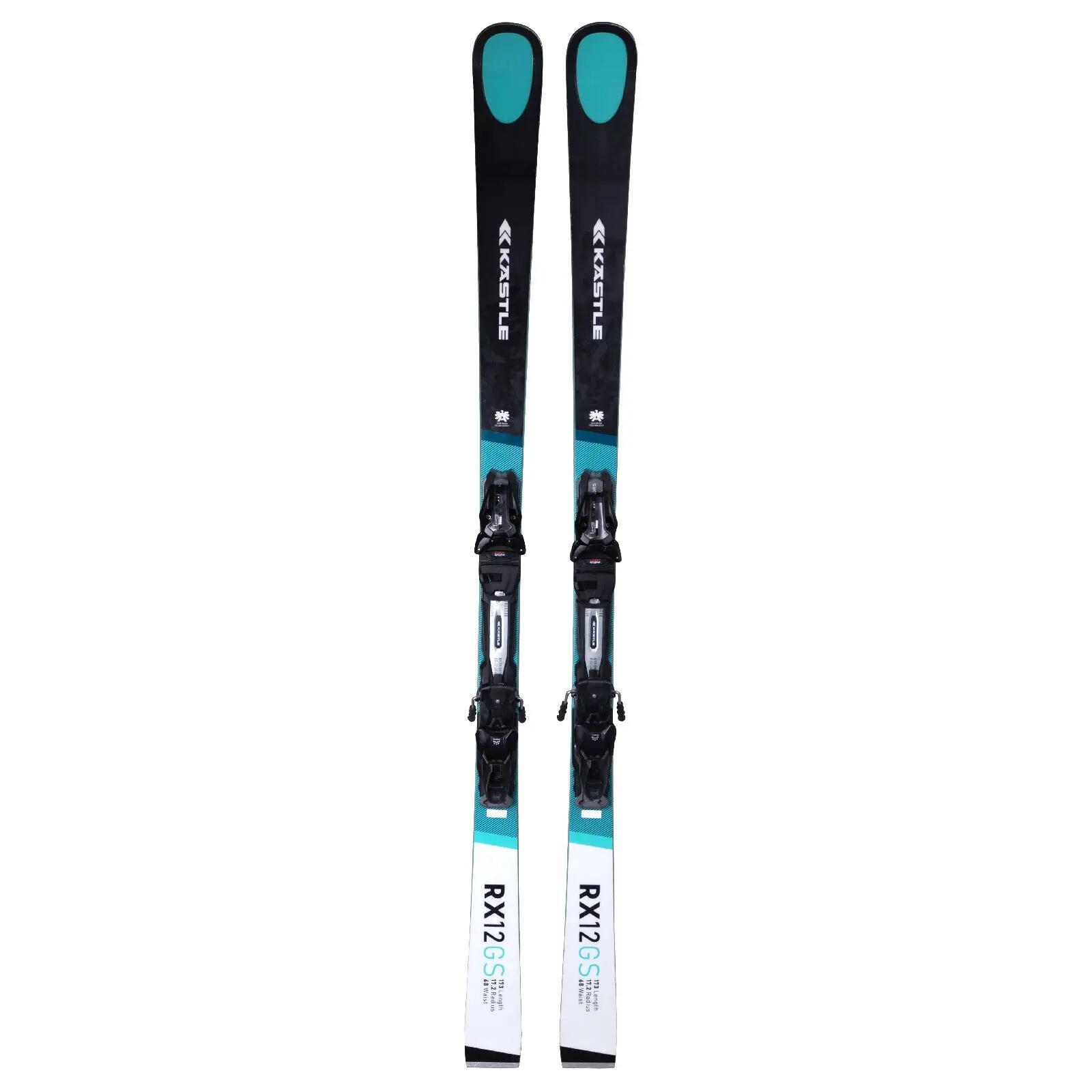 RECONDITIONNE - Ski Kastle Rx 12 Gs + Fixations 2/4