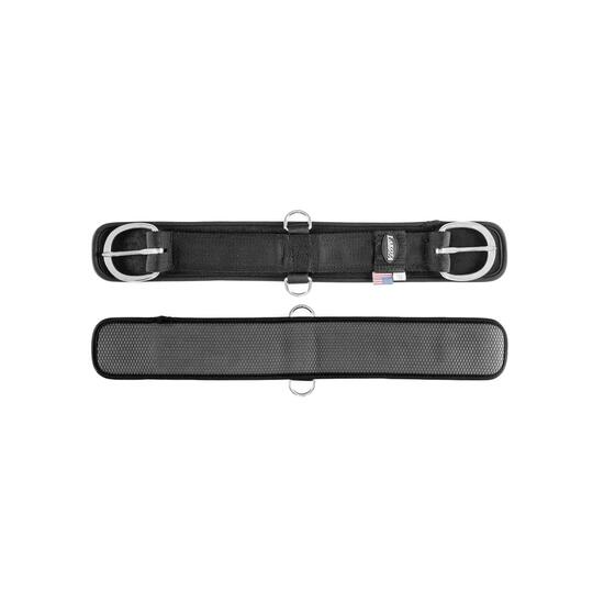 Sanglon en néoprène pour poney boucles inox