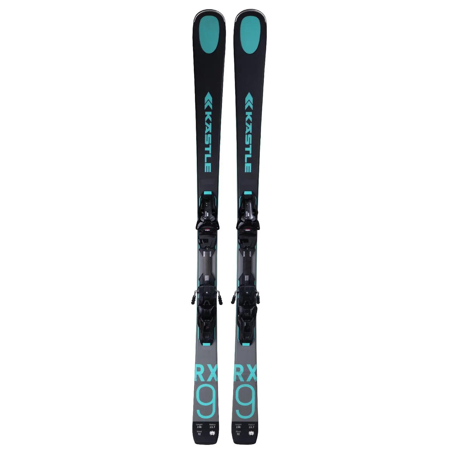 RECONDITIONNE - Ski Kastle Rx 9 + Fixations 2/4