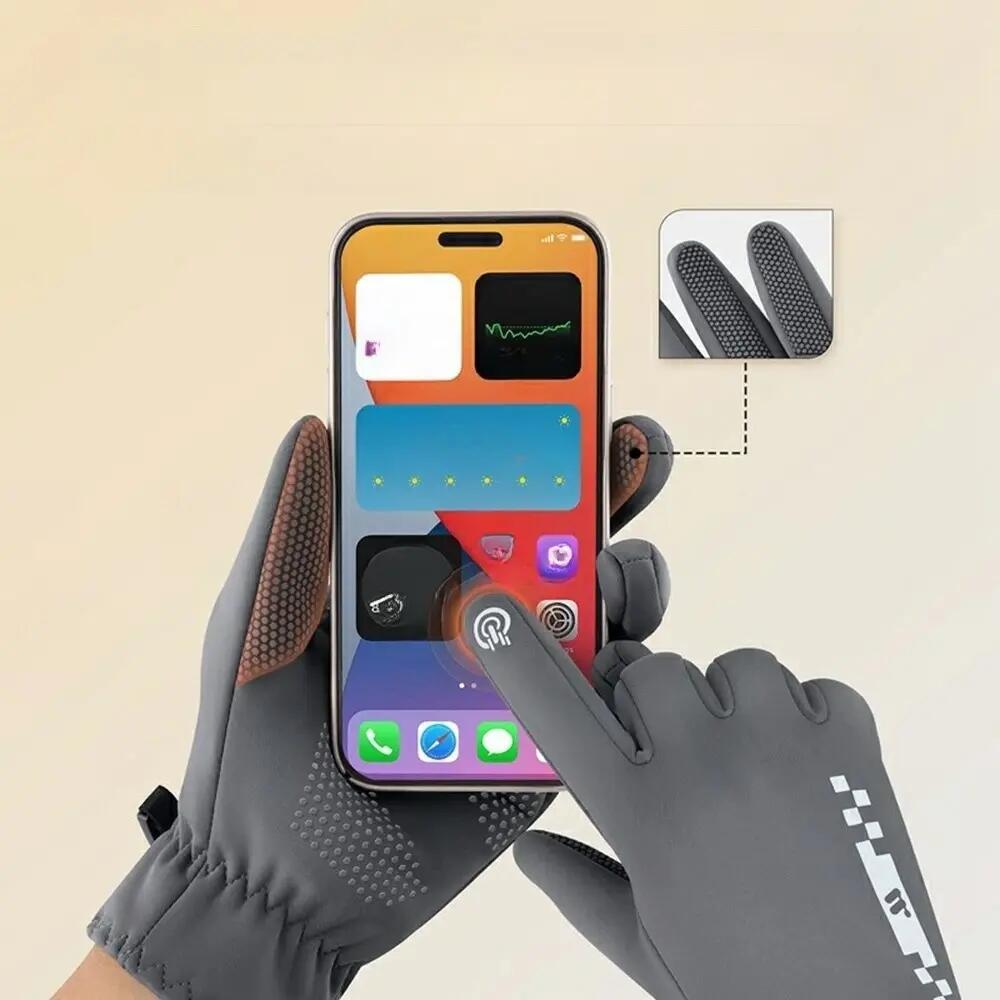 Touchscreen-kompatible thermische Winterfahrradhandschuhe WEST BIKING 4/6