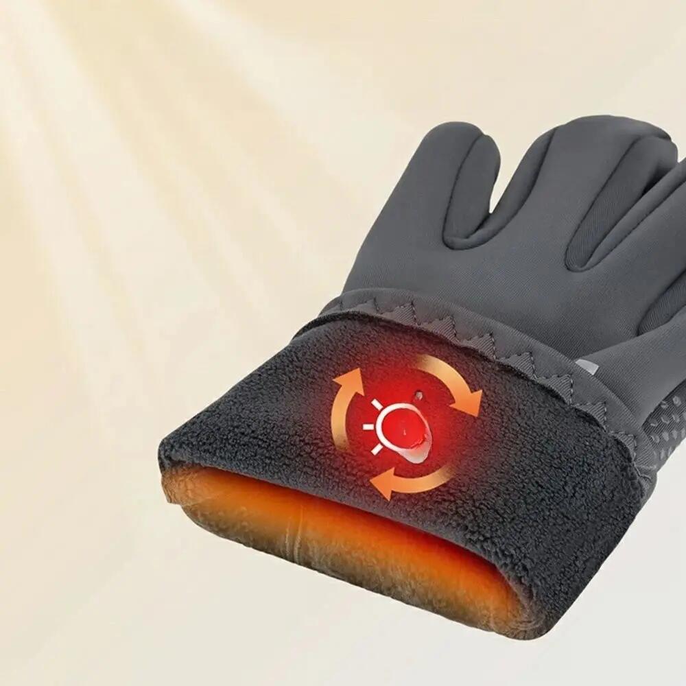 Touchscreen-kompatible thermische Winterfahrradhandschuhe WEST BIKING 3/6