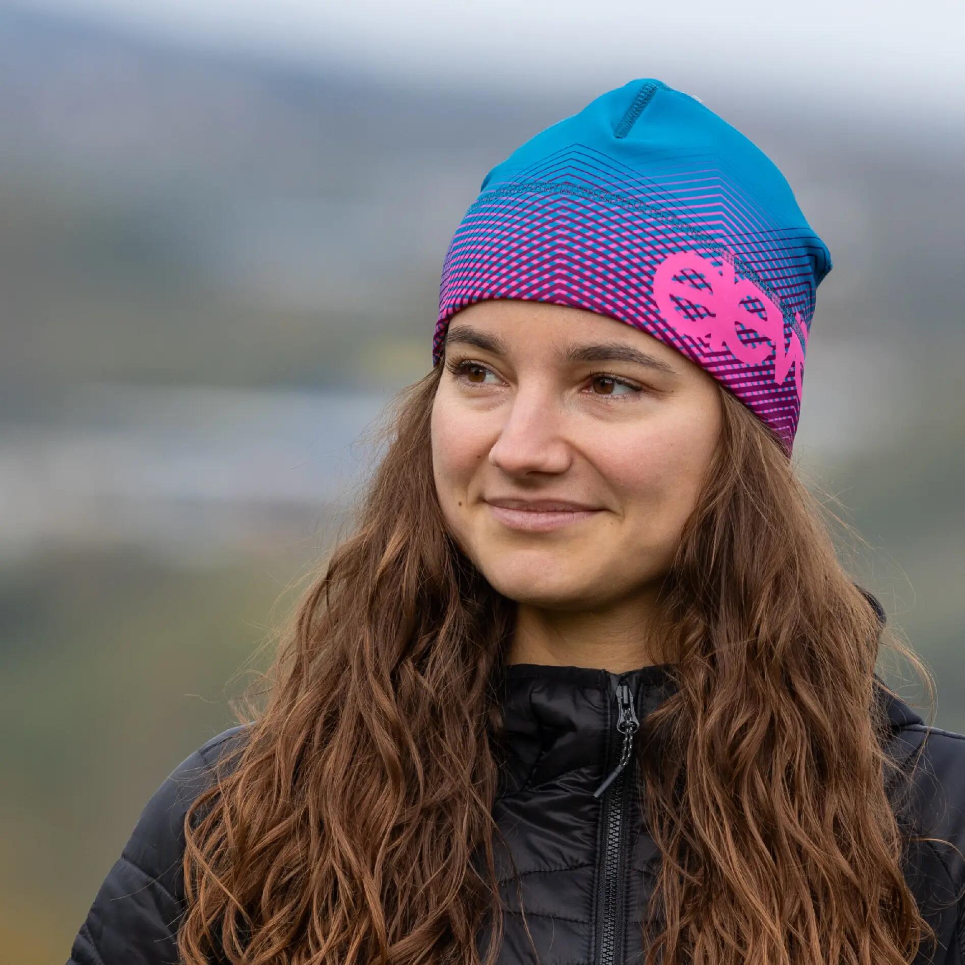 Sportovní čepice Eleven Matty Vortex Blue Pink 2/4