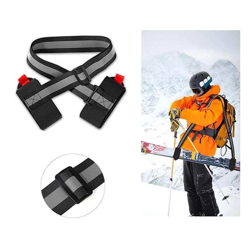 Ski harnas - Ski schouderband - Ski board schouderband - Verstelbare ski schoude 2/8