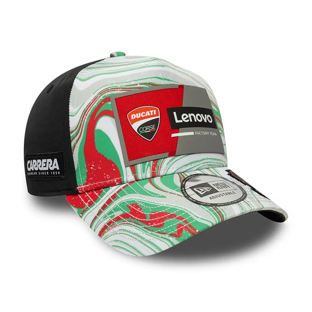 Boné New Era 9FORTY Ducati Lenovo Bagnaia Misano Unissexo Branco 6/6