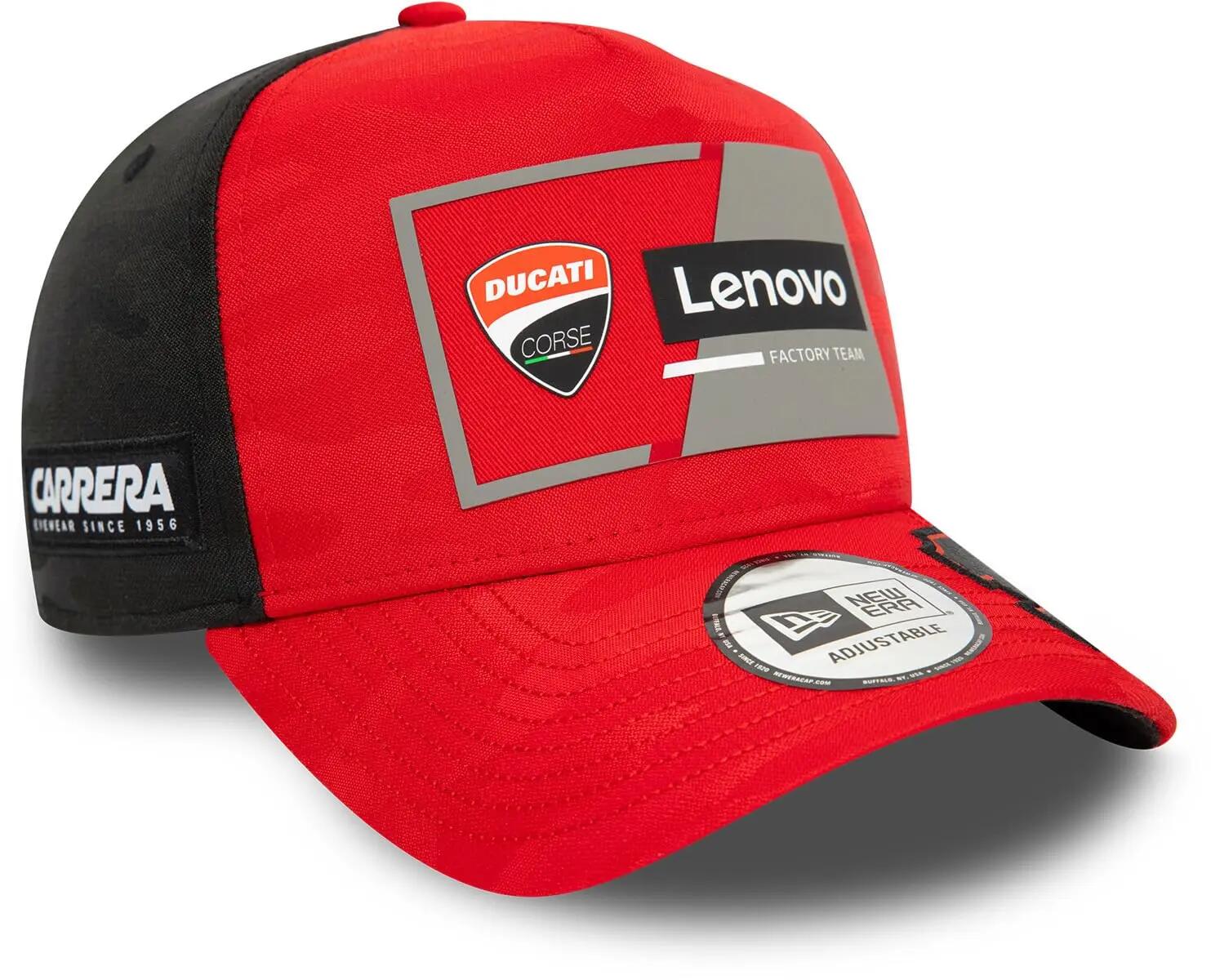 Boné New Era Ducati Racing Camo E-Frame Trucker Unissexo Vermelho 3/6