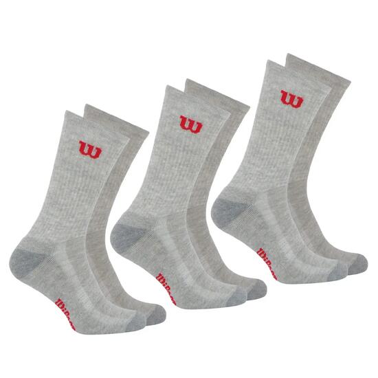 Lot de 3 paires de chaussettes mi-hautes homme Wilson