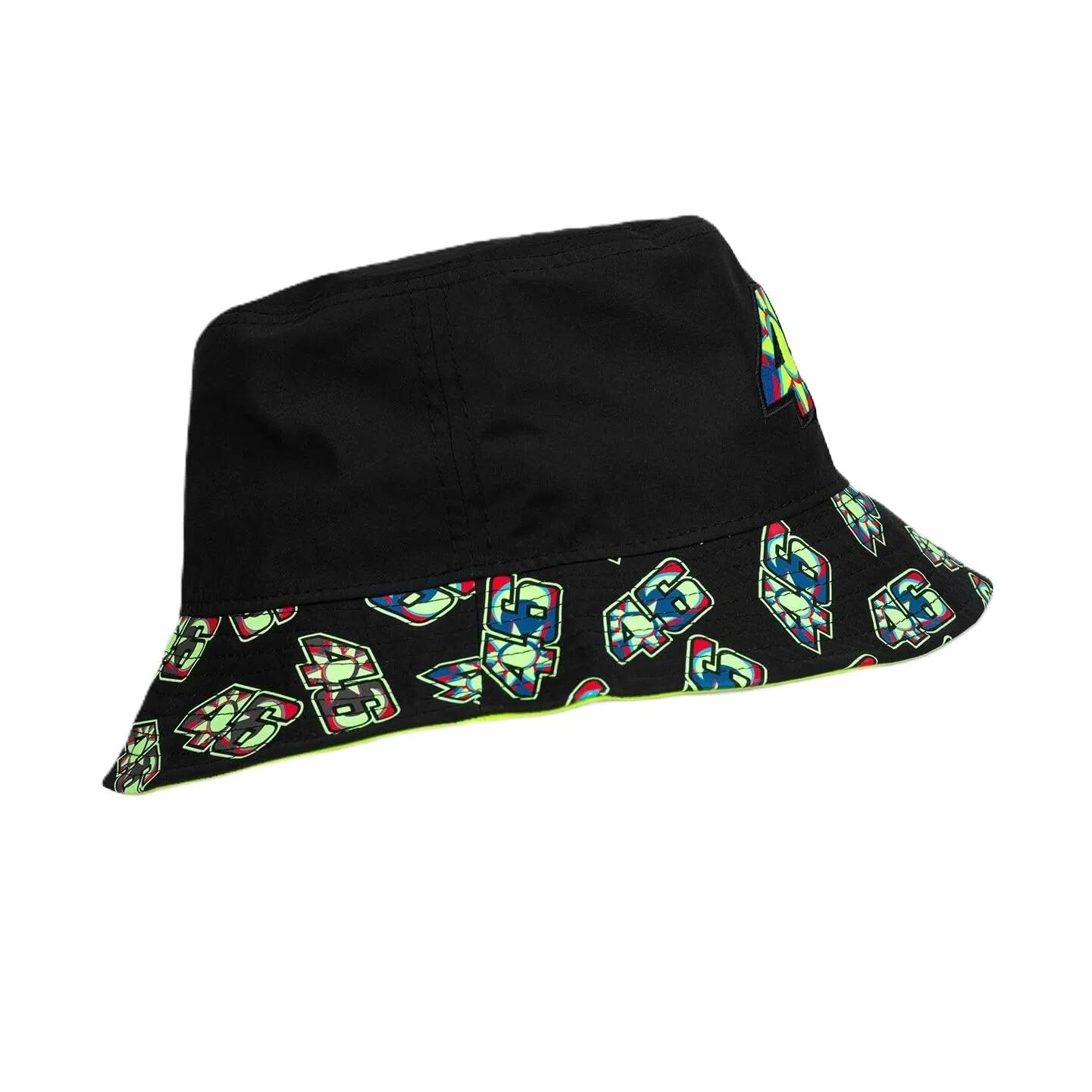 Chapéu de pescador New Era VR46 Fluo Logo Unissexo Preto M 4/4