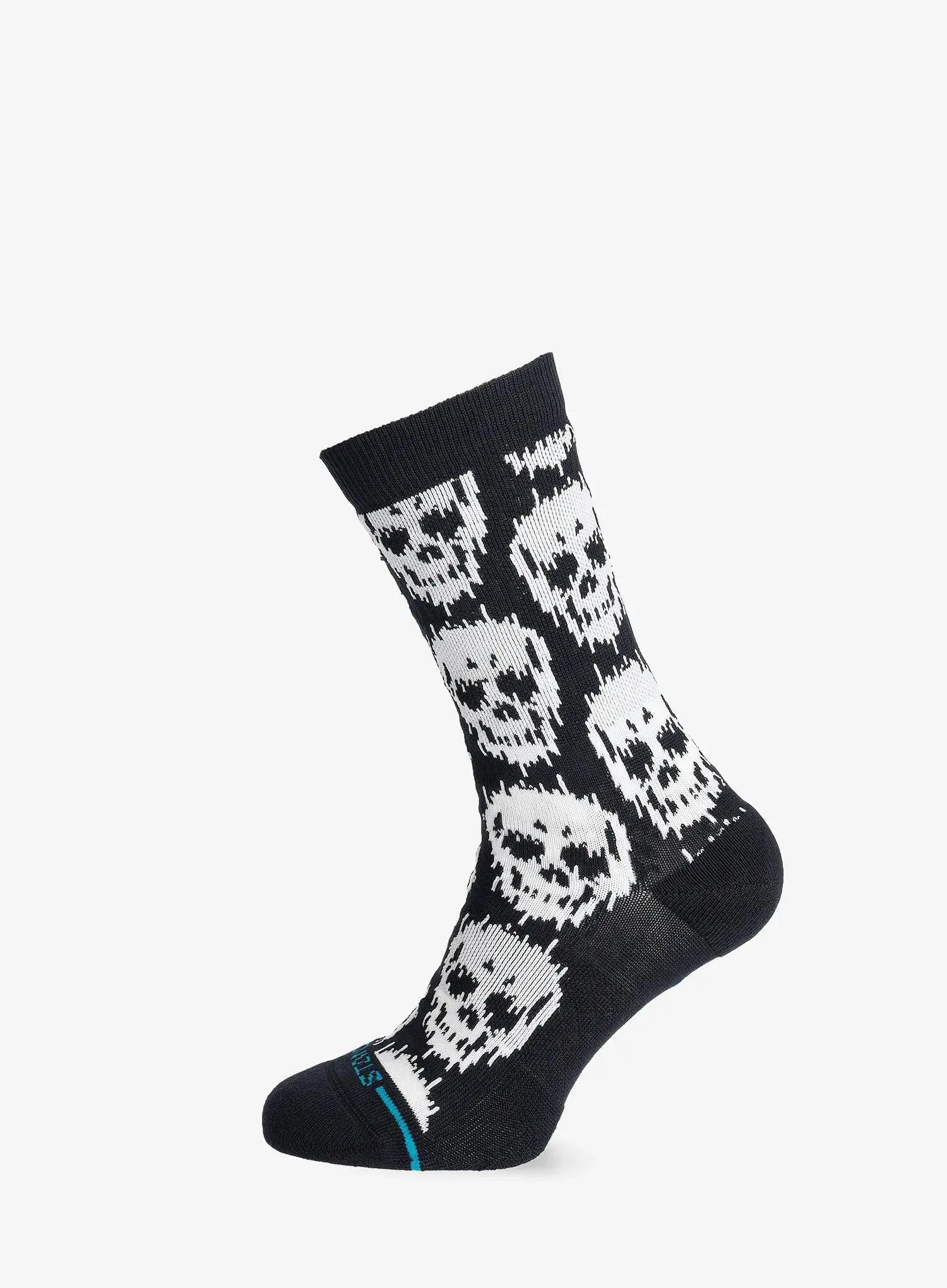 Skarpety Stance Static Skull Crew 3/4