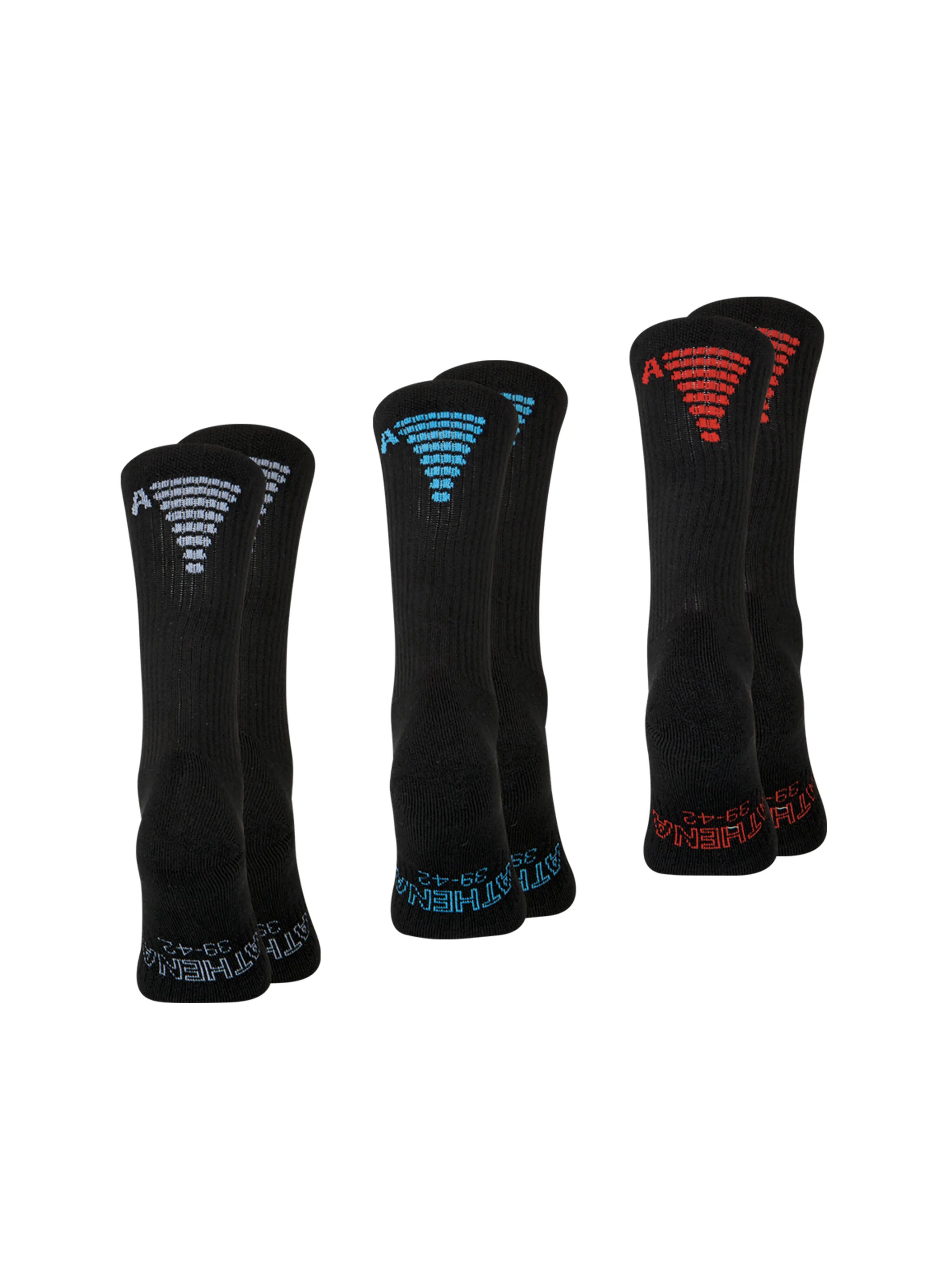 Lot de 3 mi-chaussettes homme Training Dry 3/4
