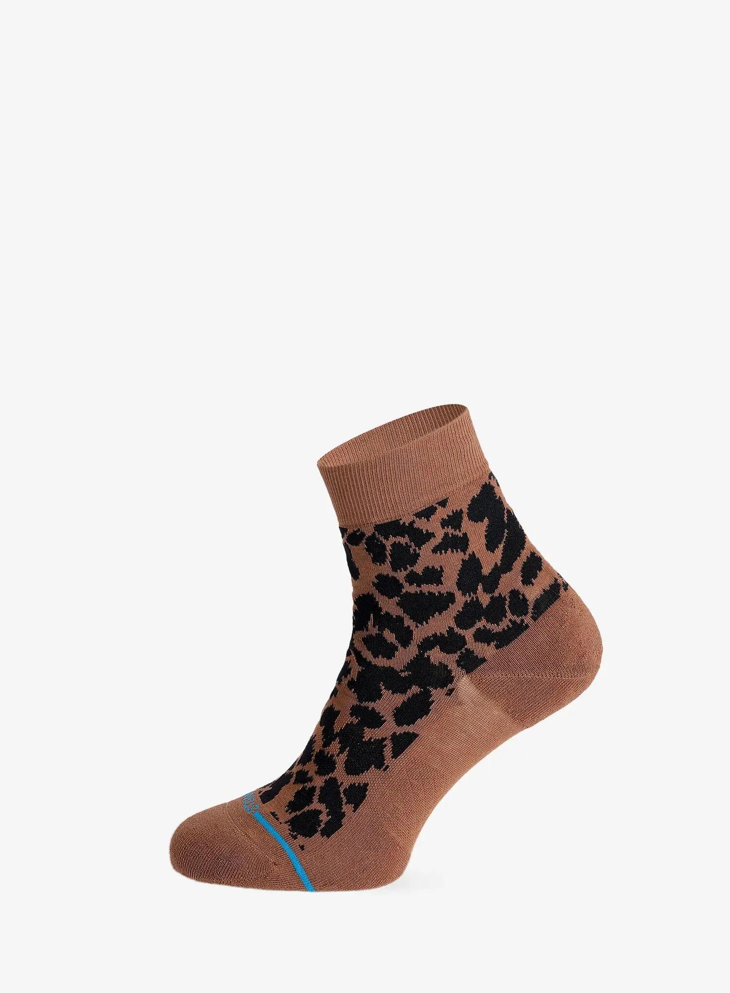 Skarpetki damskie Stance Love Leopard Lowrider 3/4