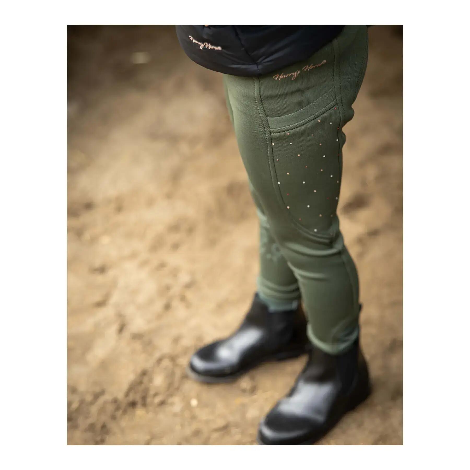 Legging de equitação full grip para rapariga Harry's Horse Equitights Loulou 4/5