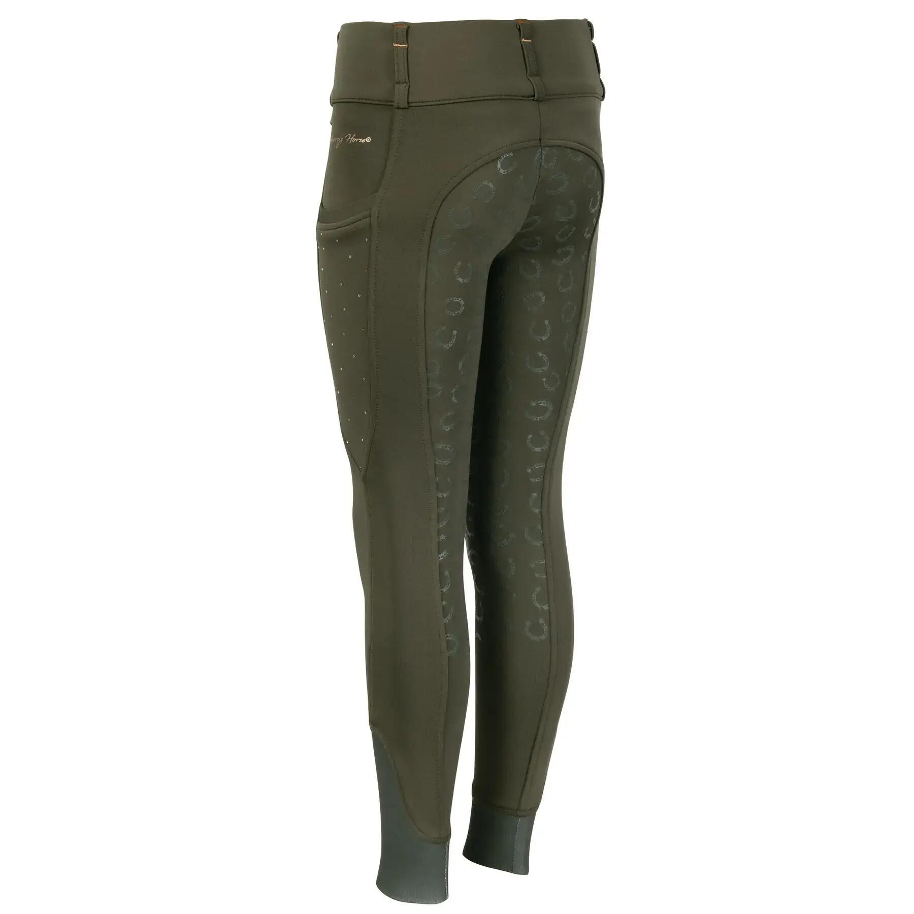 Legging de equitação full grip para rapariga Harry's Horse Equitights Loulou 2/5