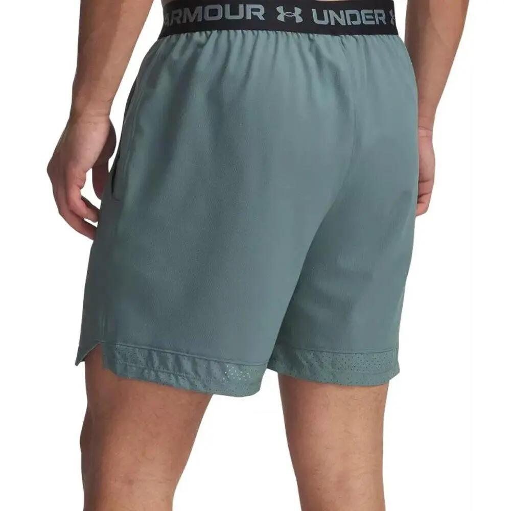 Short de Running Vert/Noir Homme Under Armour Vanish Woven 1373718 3/5