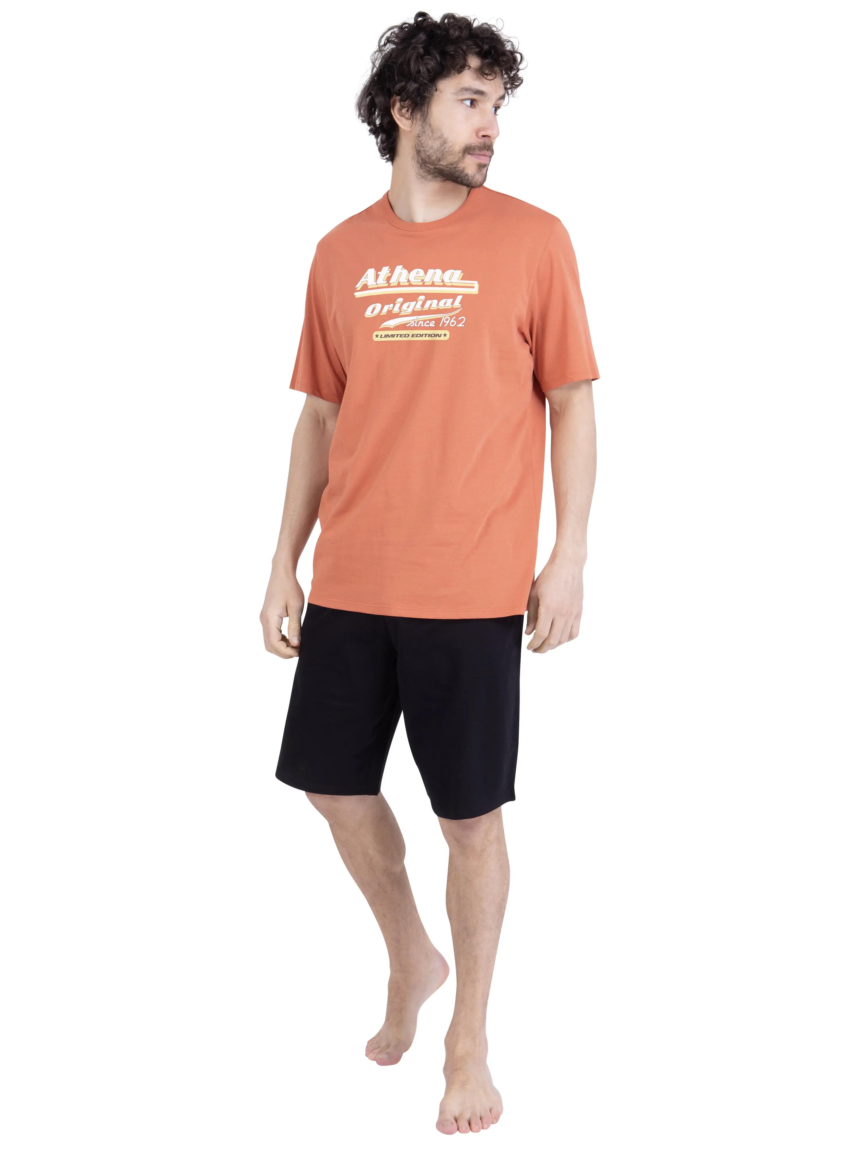 Pyjama court homme Ecopack Sérigraphie 5/6