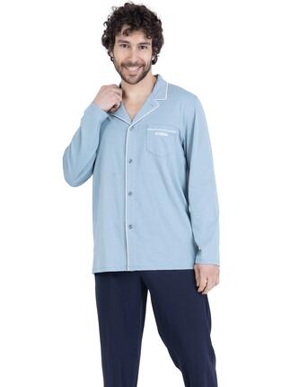 Pyjama long ouvert homme Chic