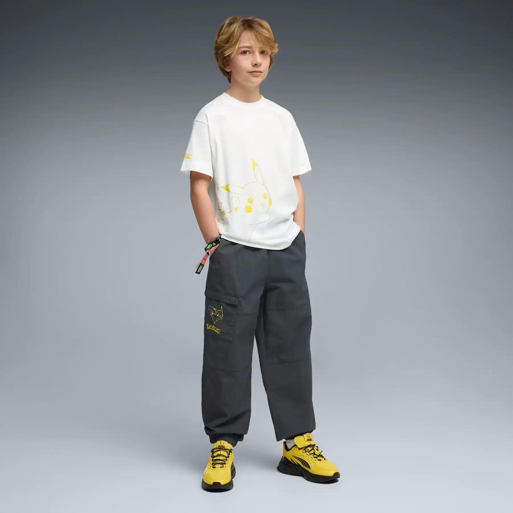 Pantaloni da jogging con tasche cargo per bambini Puma x Pokemon 3/5