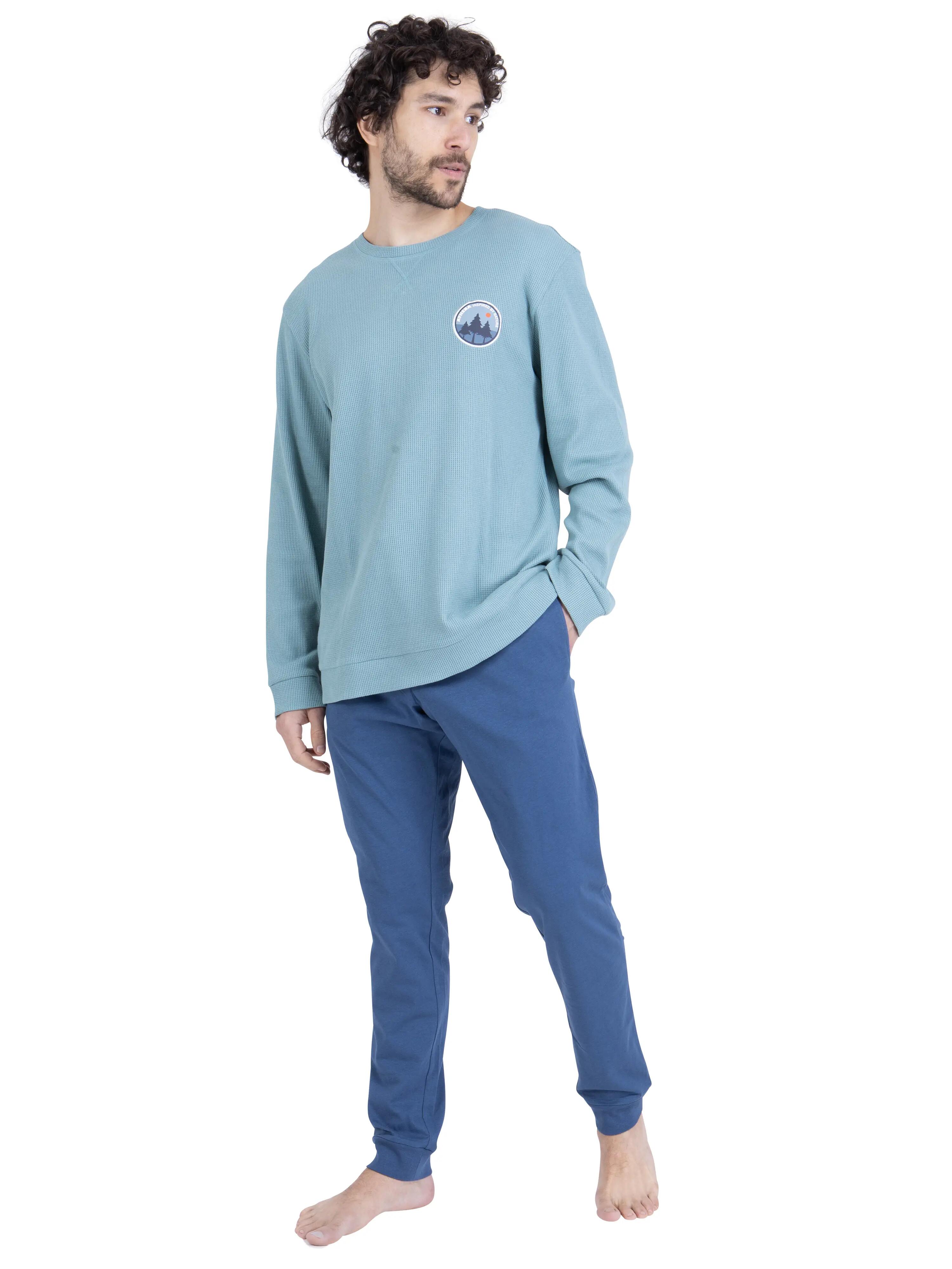 Pyjama long homme Waffle 5/6
